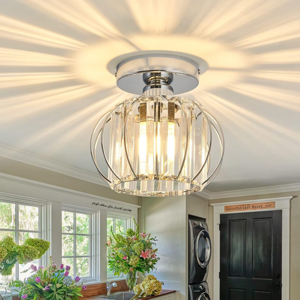 لوستر نیمهچسبیده (Semi Flush)