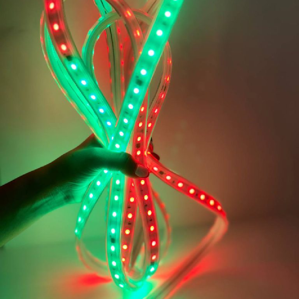 ریسه شلنگی RGB رونده همراه با ریموت