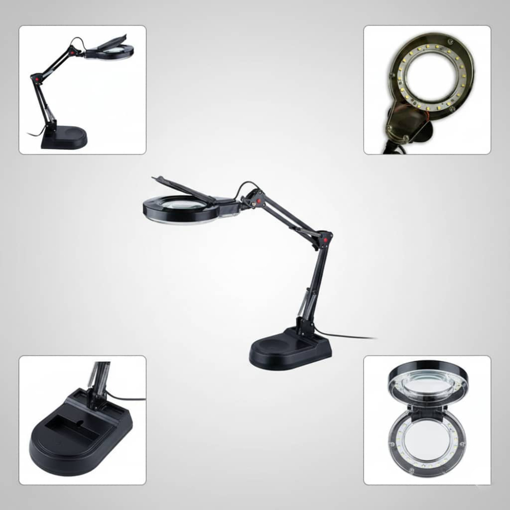 چراغ مطالعه ذره بین دار کریم زاده مدل ML-211